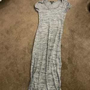 Grey and black dress